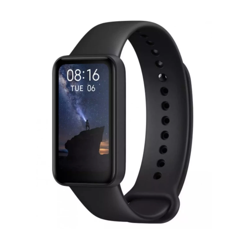 ساعت هوشمند شیائومی مدل MI BAND 7 PRO، مناسب برای ورزش، روزمره، رسمی، دارای قابلیت‌های صفحه نمایش رنگی و لمسی، کنترل موسیقی، کنترل سطح اکسیژن خون، بند سیلیکون، فرم صفحه مستطیل، فناوری GPS